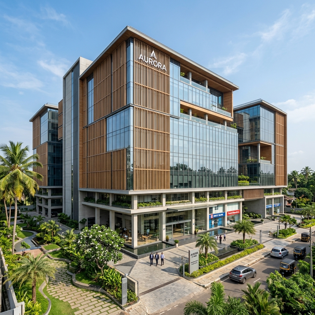 Completed Commercial Building Project Marymatha Builders
